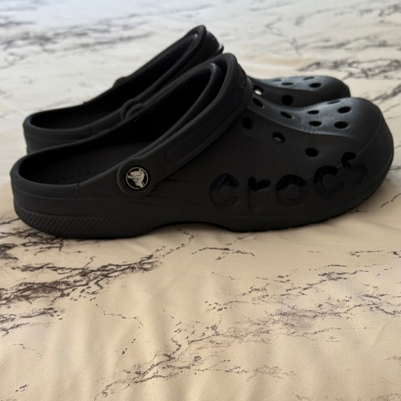 CROCS unisex M8/W10 Navy EUC - Picture 4 of 5